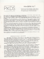 Image for PKDS: The Philip K. Dick Society Newsletter: all 30 issues published [including tape cassette].