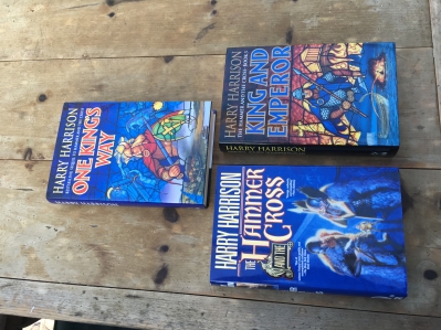 Image for The Hammer And The Cross (and) One King's Way (and) King And Emperor (all three signed by Harry Harrison)..