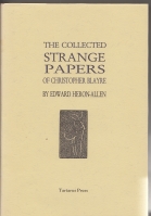 Image for The Collected Strange Papers Of Christopher Blayre (+ Philip Allan 1932 1st edition).