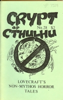 Image for Crypt Of Cthulhu Vol 4 no 3: Lovecraft's Non-Mythos Horror Tales (whole no. 28).