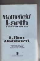 Image for Battlefield Earth: A Saga Of The Year 3000.