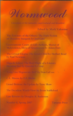Image for Wormwood no 8,  Literature Of The Fantastic, Supernatural and Decadent.
