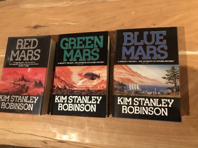 Red Mars (and) Green Mars (and) Blue Mars (each signed by the author). Image for Red Mars (and) Green Mars (and) Blue Mars (each signed by the author).