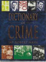 Image for Dictionary Of Crime.