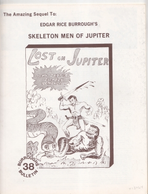 Image for The Burroughs Bulletin no 38: ''Lost On Jupiter'' by William Gilmour.