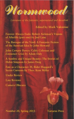 Image for Wormwood no 20,  Literature Of The Fantastic, Supernatural and Decadent.
