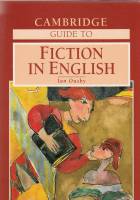 Image for Cambridge Guide To Fiction In English.