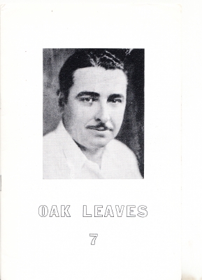 Image for Oak Leaves vol 1 no 7.