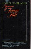 Image for Memoirs Of Fanny Hill, With An Introduction By J. H. Plumb.