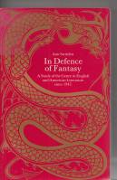 Image for In Defence Of Fantasy: A Study Of The Genre In English And American Literature Since 1945.