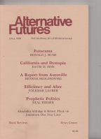 Image for Alternative Futures: The Journal Of Utopian Studies Fall 1979 (vol 2 no. 4).