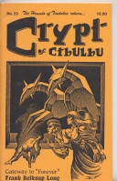 Image for Crypt Of Cthulhu Vol 3 no 9: Weird Tales Tribute issue (whole no. 25).