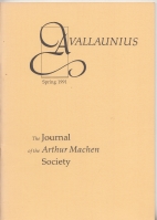 Avallaunius: The Journal Of The Arthur Machen Society no 7. Image for Avallaunius: The Journal Of The Arthur Machen Society no 7.
