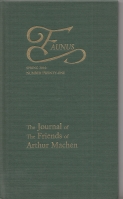 Image for Faunus: The Journal Of The Friends Of Arthur Machen no 21.