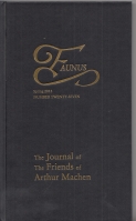 Image for Faunus: The Journal Of The Friends Of Arthur Machen no 27.