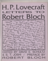 Image for H. P. Lovecraft: Letters To Robert Bloch (+ supplement).