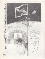 Image for New Libertarian Notes no 40 (5th All-SF Double Issue)