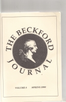 Image for The Beckford Journal Volume 8.