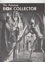 Image for The American Book Collector: eight issues from 1956-1957.