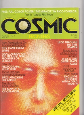 Image for Cosmic Frontiers vol 2 no 2.