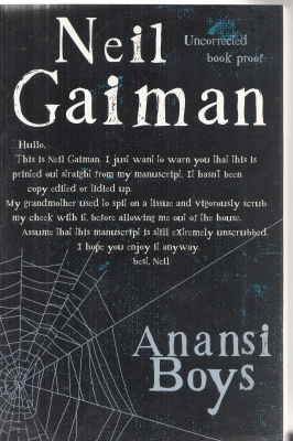 Image for Anansi Boys.