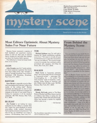 Image for Mystery Scene: 133 of the first 147 issues.