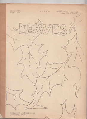 Image for Leaves (both issues published/H. P. Lovecraft material).