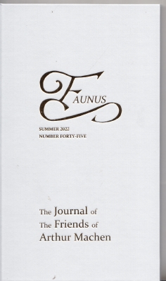 Image for Faunus: The Journal Of The Friends Of Arthur Machen no 45 (numbered/limited)