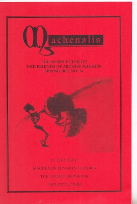 Image for Machenalia: The Newsletter of The Friends of Arthur Machen no 14.
